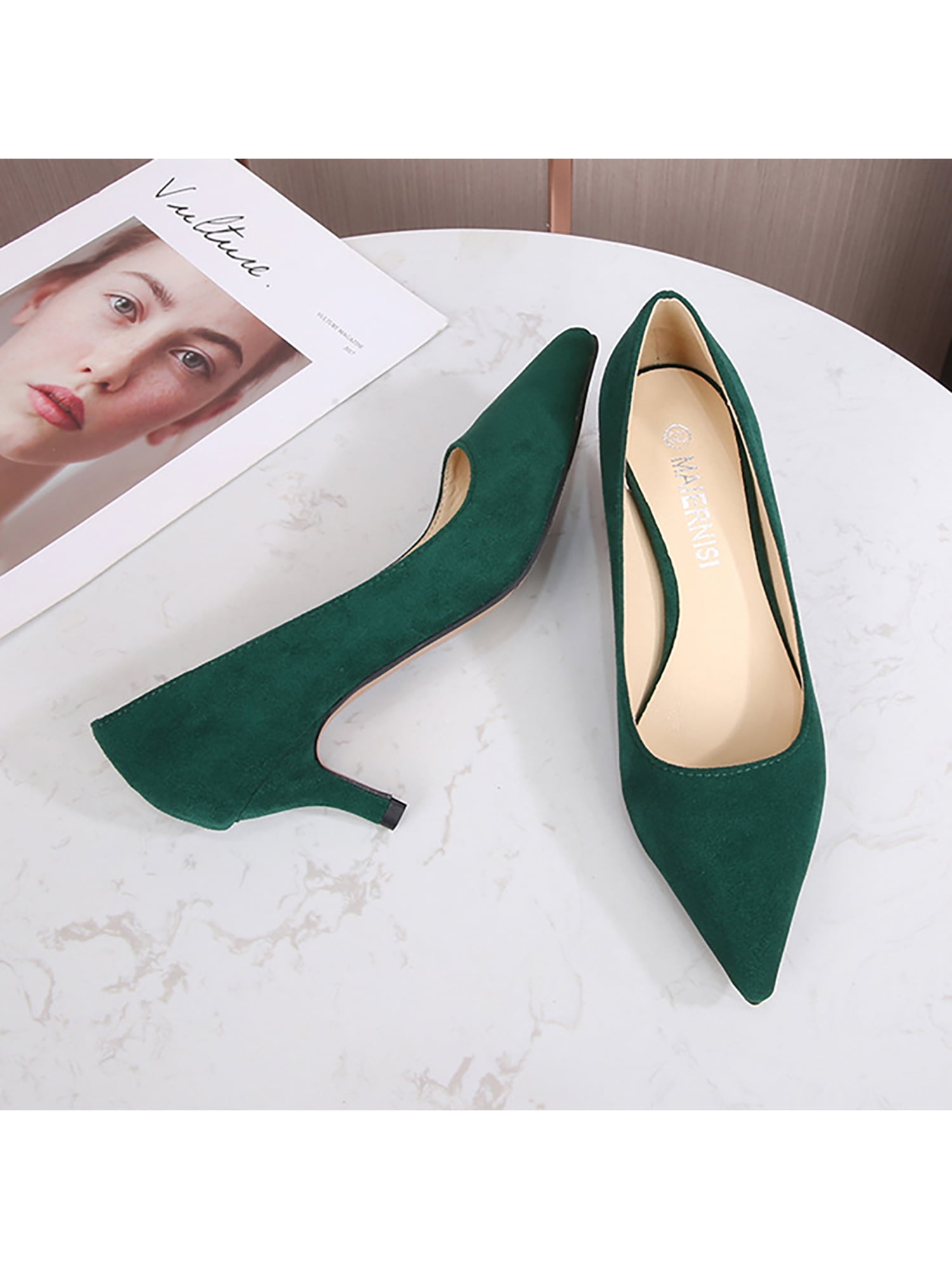 green dress shoes for women
